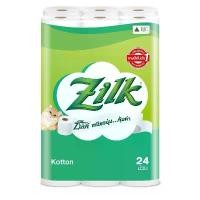 ราคา Zilk ซิลค์ คอตตอน กระดาษชำระม้วนเล็ก แพ็ค 24 ม้วน กระดาษทิชชู่ม้วนเล็ก กระดาษชำระ ทิชชู่ม้วนเล็ก หนา 2 ชั้น สินค้าแนะนำ (1731608538026510214)