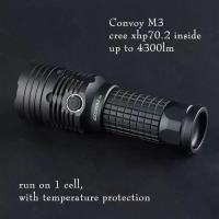 ราคา COD ไฟฉาย convoy M3 cree xhp70.2, 4300lm สีดำ (1731329541227513587)