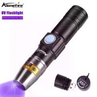 ราคา ไฟฉาย UV แบบพกพา, Alonefire SV14, 365nm, ชาร์จ USB, กลางแจ้ง, กันน้ำ, หลอดไส้กรองทอง, โคมไฟตรวจจับเงิน (1731079388199357036)