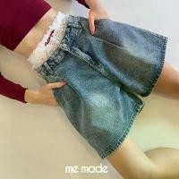 ราคา Bermuda jeans กางเกงยีนส์ขากระบอก 3ส่วน Clothing Women เสื้อผ้า ผู้หญิง ผ้านวม กางเกงขาสั้นผู้หญิง ฮานาโกะขาสั้น กางเกงขาสั้นสาวอวบ victoria secret ทรงboyshort กางเกงลูกฟูกขาส (1731256069462329639)