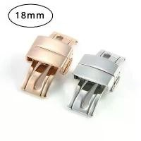 ราคา 18mm อุปกรณ์เสริมนาฬิกา หัวเข็มขัดสำหรับ Patek Philippe PP 5067 5068 5164 5167 ปุ่มผีเสื้อ พับ เข็มกลัด กันน้ำ คุณภาพสูง (1730194884842654046)