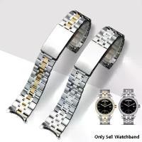 ราคา สายนาฬิกาสแตนเลสสีเงิน คุณภาพสูง 17mm, 19mm, 20mm เหมาะสำหรับ Tudor Hydro สายนาฬิกา สร้อยข้อมือข้อมือ เข็มกลัด deployment (1732251195419822739)