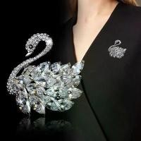 ราคา เข็มกลัดหงส์คริสตัล เข็มกลัด Rhinestone ทันสมัย สำหรับผู้หญิงและเด็กผู้หญิง เข็มกลัดตกแต่ง (1731169775115537390)