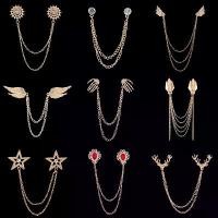 ราคา เครื่องประดับสไตล์ยุโรปและอเมริกา, เข็มกลัดคอเสื้อสไตล์เกาหลี, เข็มกลัดโซ่จุดคอปกผู้ชาย, เข็มกลัดหัวกวางพิเศษ, เข็มกลัด (1730008851971607496)
