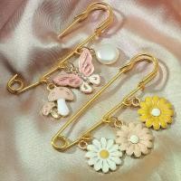ราคา เข็มกลัด กระเป๋า ลายการ์ตูน ดีไซน์ผีเสื้อและดอกไม้ หวานและน่ารัก เครื่องประดับ (1731672070119851781)