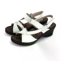 ราคา 【COD】Pierre Cardin รองเท้าผู้หญิง รองเท้าแตะ อื่นๆ นุ่มสบาย ผลิตจากหนังแท้ สีขาว รุ่น 22SS669 (1731783865142773535)