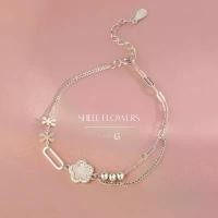 ราคา GLAMORข้อมือเงิน Shell Flowers กําไลเงิน สร้อยข้อมือเงิน กําไลนําโชค สร้อยข้อมือผู้หญิง กําไลแฟชั่น กรอบ พระ แหวน รุ่น (1731552345244599767)
