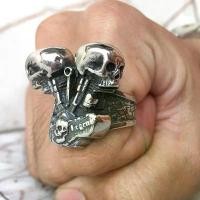 ราคา แหวน เครื่อง ฮาเล่กะโหลก สแตนเลสแท้100% ของแท้100% (1729426539383130517)