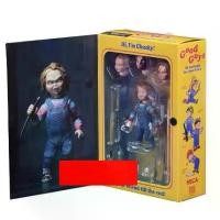 ราคา ตุ๊กตาตาเด็กผู้หญิง NECA รุ่นดีลักซ์เกิดใหม่ ตุ๊กตา ขนาด 5 นิ้ว ข้อต่อเคลื่อนย้ายได้ ตัวละคร Chucky และ Chucky (1731780953734153304)