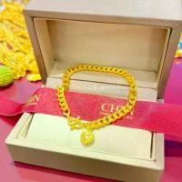 ราคา CHIN สร้อยข้อมือ พร้อมจี้หัวใจ เก๋ไก๋ 1 สลึง ทองคำแท้ 96.5% มีใบรับประกัน ชินเยาวราช (1729777212878981974)