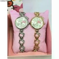 ราคา (พร้อมกล่อง) นาฬิกาผู้หญิง นาฬิกาข้อมือผู้หญิง คิตตี้ สายเหล็ก สร้อยข้อมือ คิดตี้ นาฬิกาหญิง RC121 (1731609955477194102)