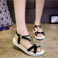 ราคา รองเท้าแตะผู้หญิง ฤดูร้อน ใหม่ แฟชั่นเกาหลี รองเท้าลำลอง สไตล์โบฮีเมียนและอินเทรนด์ รองเท้าแตะส้นแบน เหมาะสำหรับชายหาด HK adda รอบ เท้า แตะ รัด ส้น (1731684616982464014)