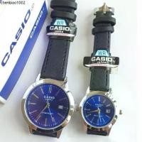 ราคา CASlO ฟรีกล่อง นาฬิกาข้อมือ สายหนัง นาฬิกาcasio นาฬิกาคาสิโอ้ แบบเข็ม แสดงวันที่ RC614 (1731697551461877110)