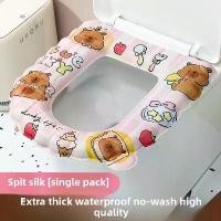 ราคา ฝารองนั่งชักโครก ทุกฤดูกาล กันน้ำ ลายการ์ตูน เครื่องซักผ้า ฝาชักโครก แผ่นรองฝารองนั่งชักโครก (1731418431683790040)