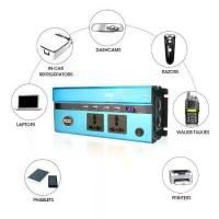 ราคา ตัวแปลงไฟรถให้เป็นไฟบ้าน Car Smart Power Inverter 1000w DC 12V to AC 220V 50Hz w/4 USB Ports 2 AC 2DC Outlets (1731787650674427649)