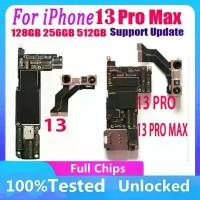 ราคา เมนบอร์ด iPhone 13 Pro Max, 13 Mini, 128gb, 256gb, เมนบอร์ดแบบปลดล็อค, พร้อม Face ID, ล้าง iCloud, ทดสอบ 100%, แผงตรรกะ, PLate (1731383303358482680)