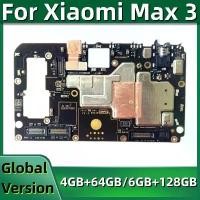 ราคา เมนบอร์ด Xiaomi Mi Max3, โมดูล PCB บอร์ดหลักดั้งเดิม, 64GB และ 128GB ROM สากล (1731214760515308374)