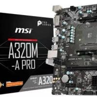 ราคา เมนบอร์ด MSI A320M-A Pro AMD A320 AM4 Micro ATX DDR4-SDRAM Motherboard (1729636849601252322)