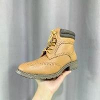 ราคา รองเท้ามือสอง รองเท้าบูท หนังสีน้ำตาล ไซร์ 40 ที่นิยมมากที่สุด (1731662724011295967)