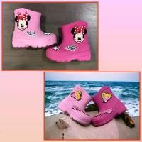ราคา รองเท้าบูท รองเท้าบูทเด็ก ลายมิคกี้เมาส์ ลายบาร์บี้ แนะนำ (1731783179905041702)