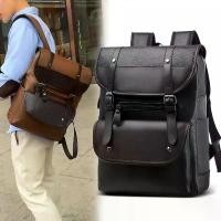 ราคา กระเป๋าเป้ผู้ชาย สไตล์วินเทจย้อนยุค กระเป๋านักเรียนวัยรุ่น ความจุมาก กระเป๋าแล็ปท็อป กระเป๋าเป้หนัง กระเป๋าเดินทาง (1729945269207009737)