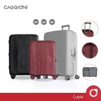 ราคา Caggioni กระเป๋าเดินทาง รุ่น คิวบี้ ( Cubie : PP011 ) ขนาด 20/24/28 นิ้ว วัสดุโพลีโพรพิลีน, ตัวล็อค TSA, มีซิปขยาย น้ำหนักเบา (1730665446257231890)