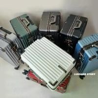 ราคา กระเป๋าเดินทางโครงอลูมิเนียม กระเป๋าเดินทาง ล้อลาก กุญแจมาตรฐานรหัส 3 ตัว ล้อหมุน 360 องศา แข็งแรง ทนทาน ขนาด 20นิ้ว 25นิ้ว 29นิ้ว (1729794638128712261)