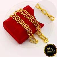 ราคา สินค้าราคาพิเศษ สร้อยคอ สร้อยคอแฟชั่น ลายโซ่เรือใหญ่ น้ำหนัก 1 บาท ยาว 20 นิ้ว งานเคลือบแก้ว ชุบทองไมครอน (1731752702454498462)