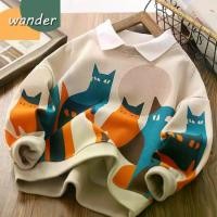 ราคา Wander เสื้อกันหนาว เสื้อกันหนาวเด็กโต การออกแบบแฟชั่นเกาหลี การพิมพ์ เสื้อกันหนาวผู้หญิง คอปก แขนยาว เด็กชาย 23618 (1729746032012725007)