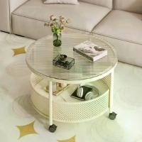 ราคา โต๊ะกลางรับแขก โต๊ะข้างเตียง โต๊ะกระจก โต๊ะมินิมอล โต๊ะวางของพร้อมล้อเลื่อน เคลื่อนย้ายได้สะดวก สามารถจัดเก็บของได้เยอะ สินค้าพร้อมจัดส่ง โต๊ะ ikea 200 ikea โต๊ะ (1731146585196235307)