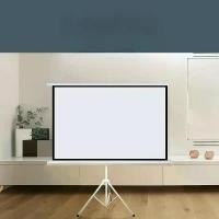 ราคา จัดส่งจากประเทศไทย จอโปรเจคเตอร์ 100 นิ้ว 16:9 พร้อม ขาตั้ง 3 ขา จอแขวนมือดึง จอ โปรเจคเตอร์ จอรับภาพโปรเจคเตอร์ พกพา ภาพสด คมชัด จอรับภาพ แบบตั้งพื้น Tripod Projector (1731302267072120535)