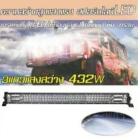 ราคา สปอร์ตไลท์รถยนต์ 432W (DC12V-24V)ไฟสปอร์ตไลท์ SUPER LED ขนาด 12/20/32 นิ้ว ไฟ LED บาร์สปอร์ตไลท์แอลอีดีกันน้ำหมอกขับรถโคมไฟสไตล์วินเทจ DC12V-80V Spotlight SUV รถบรรทุก (1730404839330450185)