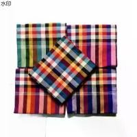 ราคา คลังสินค้า ผ้าขาวม้าแฟนซี เนื้อฝ้ายผสม นุ่ม สีสด ผ้าพันคอ กันแดด (1731408851693831491)