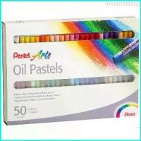 ราคา Vivien9shop Pentel สีชอล์คผสมเทียน สีชอล์คเพนเทล สีวาดรูป สีชอล์คระบายภาพ #PHN 50-12สี (1729731948651448385)