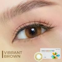 ราคา Vibrant Brown คอนแทคเลนส์ Neo Cosmo สีน้ำตาลอ่อน ที่สุดของสายฝอ ตาสีชัด แบบรายเดือน (1729597084325415106)