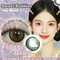 ราคา 【0.00~-6.00】Sweet Bubbles คอนแทคเลนส์14.5mm Frozen Gray/Highlight Brown ตาหมาน่ารักๆ คอนแทคเลนส์ตาหวานๆโตๆ (1731133406437870049)