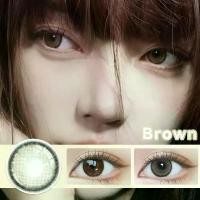 ราคา Midroo【COD】คอนแทคเลนส์ Glazed Brown คอนแทคเลนส์มินิ 14.0mm-14.2mmขนาดมินิ 1คู่ (1729572660281772055)