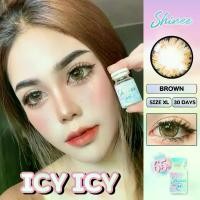 ราคา คอนแทคเลนส์ ขนาดบิ๊กอายโตมาก สี Brown/Gray รุ่น Icy icy (Shinee) (1729765309306538323)
