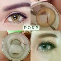 ราคา คอนแทคเลนส์ รุ่น Mini Pony /Little Pony สีเทา/ตาล Gray/Brown มีค่าสายตา (0.00)-(-10.00) เปลี่ยนแทนทุกเดือน (1729542032176744871)