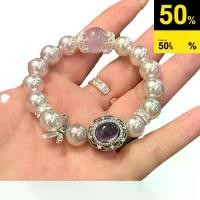 ราคา โบว์ ลูกปัดสีม่วง [ดอกกุหลาบสีม่วง] jewelry mystery jar กรอบ ลูกอม เครื่อง เจาะหู (1731335332949559203)