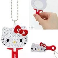 ราคา Sanrio Hello Kitty mini comb / mirror keychain พวงกุญแจ คิตตี้ กระจก และ หวี เพชร (1731644110965671651)