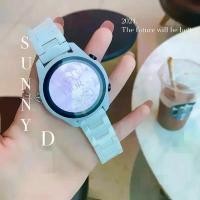 ราคา สายนาฬิกาและเคสสุดหรูเข้ากันได้กับ Huawei gt2 pro, Huawei watch GT 2, Huawei gt2, Huawei watch 3, Huawei watch 3pro และ Huawei watch GT 2 42mm, สายเซรามิก, เคส Huawei gt2 pro และสร้อยข้อมือสำรอง (1730