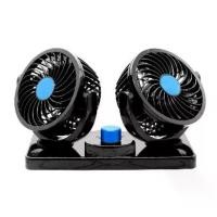 ราคา พัดลมในรถ พัดลมติดรถยนต์แบบพกพา12v พัดลมในรถแบบ2หัว พัดลม ระบายความร้อน ปรับรอบทิศทางพัดลมอัตโนมัติ (1729643895001549064)