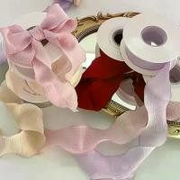 ราคา อุปกรณ์ตกแต่งผ้า, DIY, ริบบิ้นผ้าไหม, ริบบิ้นขอบลูกไม้ย่น, ริบบิ้นจีบ, บรรจุภัณฑ์ (1731430058583426134)