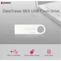 ราคา พร้อมส่ง-COD Original Kingston USB Data Traveler 8GB - 256GB Metal Waterproof 2.0 Flash Drive (1729962011022494004)