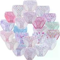 ราคา กางเกงในเด็กผู้หญิง ลายการ์ตูน ชุดชั้นใน กางเกงใน กางเกงใน สั้น 12 ชิ้น/ล็อต เหมาะสำหรับเด็กอายุ 1-12 ปี (1730644921539594499)