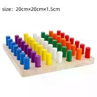 ราคา ยาทาเล็บ, Erd, ของเล่นกราฟิก, อุปกรณ์ฝึกประสาทสัมผัส, สำหรับเด็ก, ทักษะยนต์ปรับที่ดี, การศึกษาปฐมวัย, ของเล่นบ้าน, แท่งแทรก, อุปกรณ์ช่วยสอนมอนเตสซอรี่, บล็อกตัวต่อ (1731696010282436177)