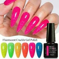 ราคา ยาทาเล็บเจลเรืองแสงแตก MEET ACROSS 7ml เรืองแสงสีนีออน แช่ร่องรอย เจลยูวี สีสันสดใส ยาทาเล็บ (1731395350088222234)
