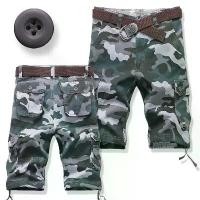 ราคา กางเกงขาสั้นผู้ชาย ฤดูร้อน ผ้าฝ้ายแท้ กางเกงลายพราง กางเกงขาสั้นผู้ชาย ลำลอง กางเกง 7 ส่วน ผู้ชาย กางเกงกลาง หลวม ชุดทำงาน หลายกระเป๋า กางเกง 3 จุด Man Clothing ผ้าไหม ผ้าสำลี รูปยิ้ม (173091043201505