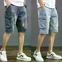 ราคา กางเกงยีนส์ขาสั้น กางเกงจ็อกเกอร์ กางเกงขาสั้นหลายกระเป๋า ทรงหลวม กางเกงขาสั้นผู้ชาย พลัสไซส์ กางเกงขาดและครอป กางเกงยีนส์วินเทจ กางเกงหลวม (1731464071055508901)